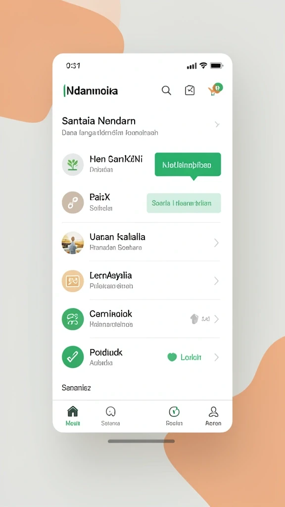 Tampilan antarmuka yang sederhana dan menarik.
