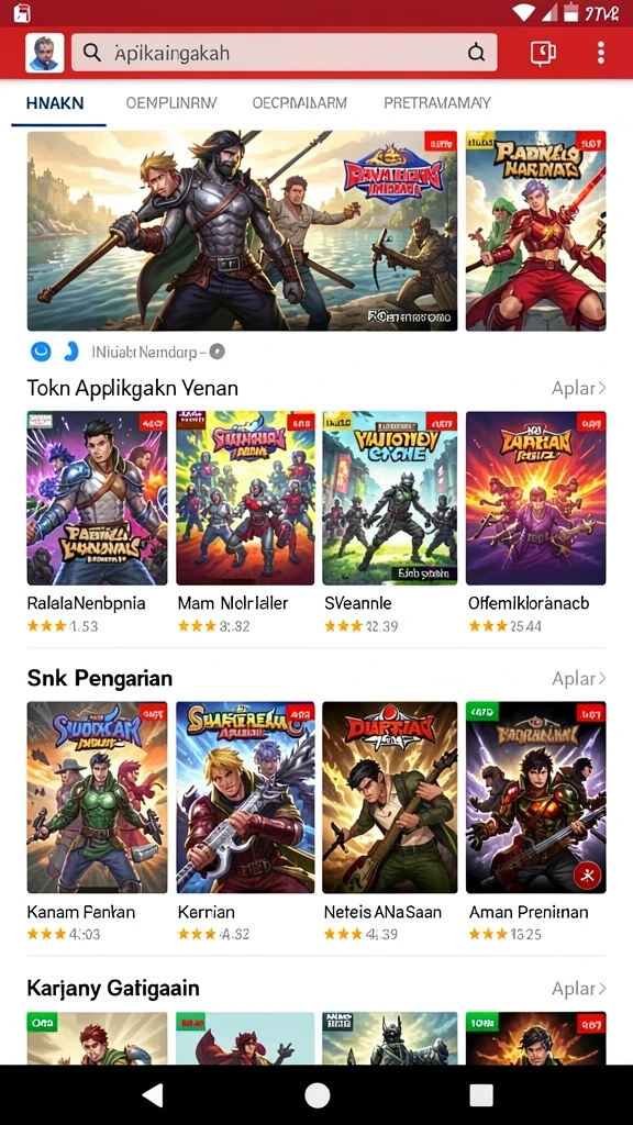 Tampilan antarmuka yang menarik dan modern.