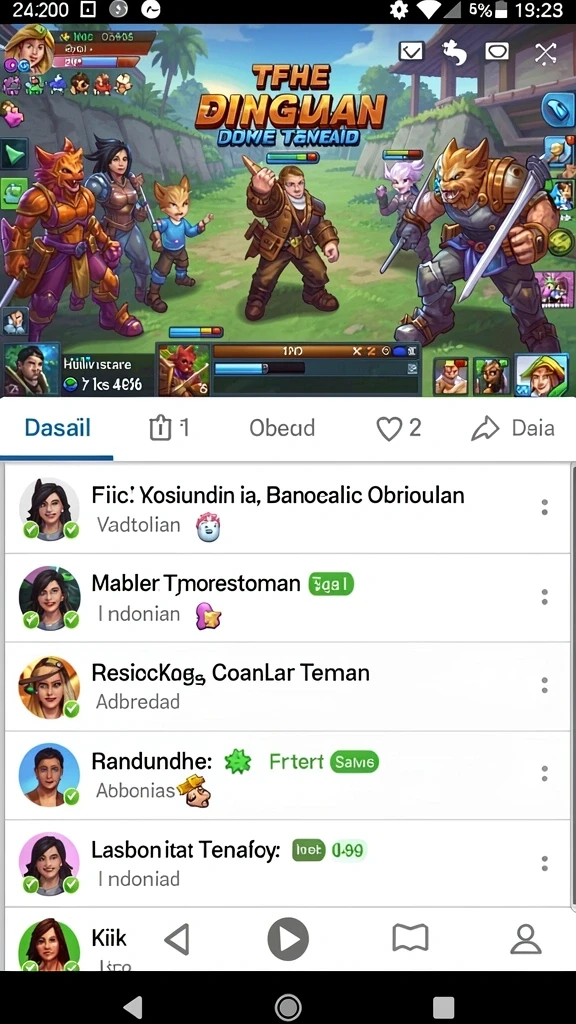 Berbagai pilihan permainan yang seru.