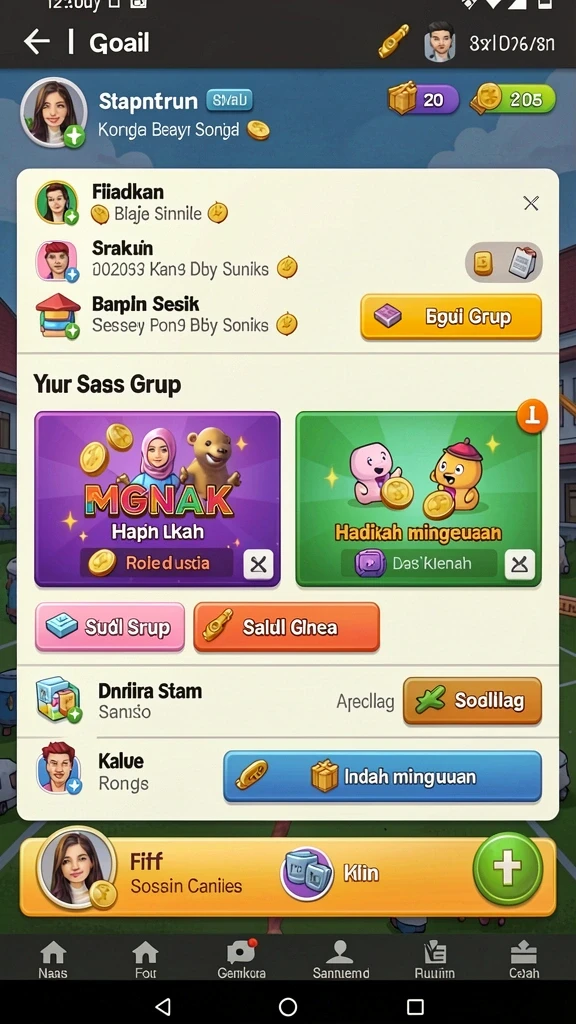 Pengalaman bermain multiplayer yang seru.