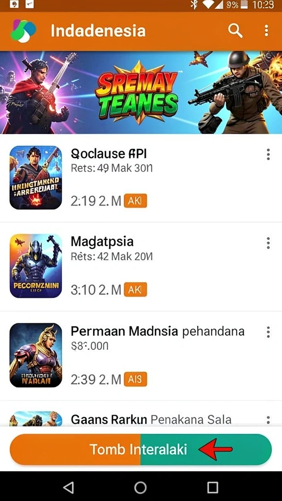 Tampilan antarmuka yang menarik dan mudah digunakan.