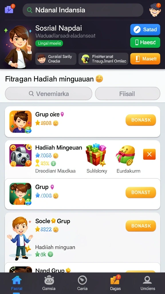 Pilih berbagai mode permainan sesuai selera kamu.