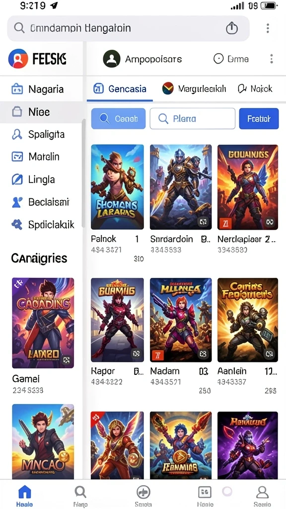 Tampilan bagian leaderboard yang kompetitif.