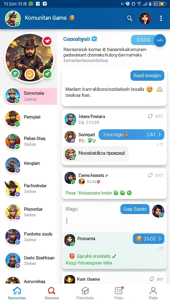 Berbagai karakter dengan skill unik untuk dipilih.