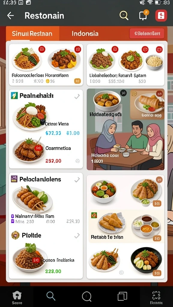 Tampilan antarmuka yang ramah pengguna.