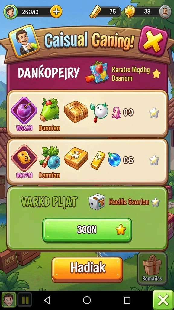 Tampilan awal yang menawan dan mudah dinavigasi.