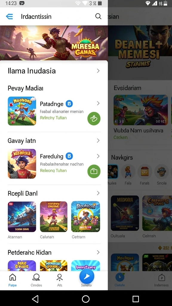 Screenshot menampilkan karakter utama GG288 dalam aksi.