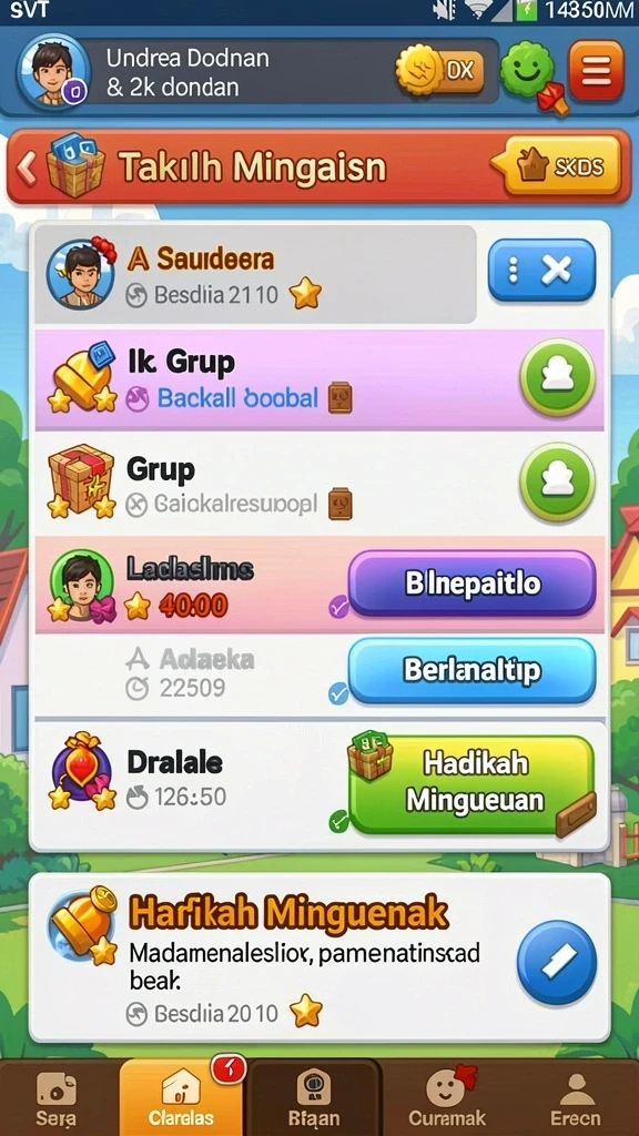 Tangkapan layar yang menunjukkan salah satu level menantang di GGG888.