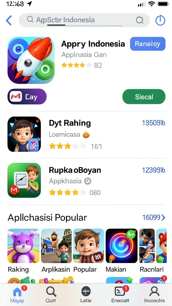 Fitur interaksi sosial yang memungkinkan pemain bersaing.