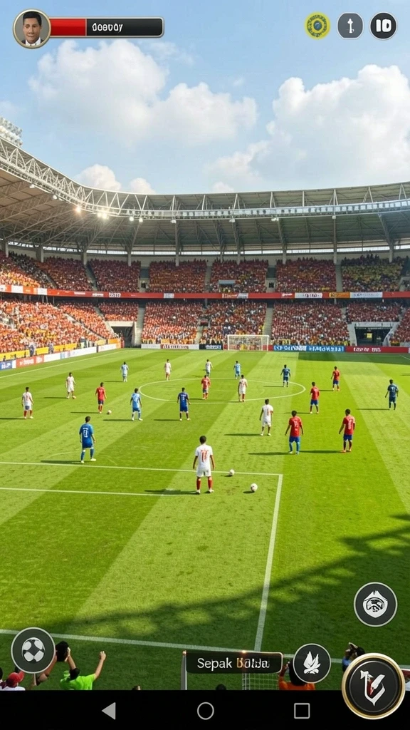 Tampilan awal permainan IDNGARUDA yang menarik.
