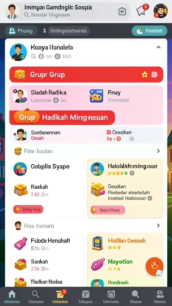 Pengalaman bermain seru dengan teman-teman.
