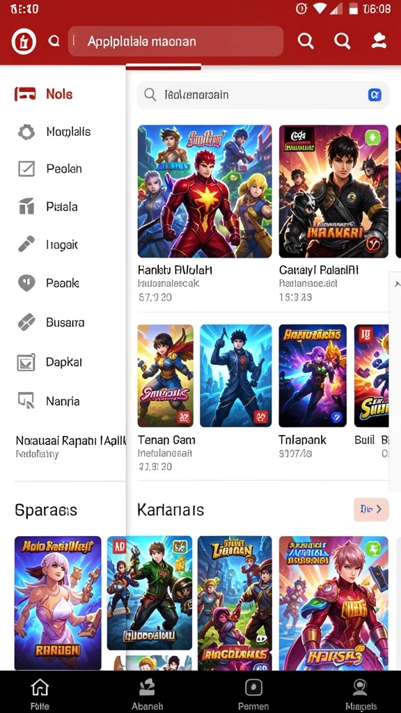 Sistem upgrade yang mendalam untuk karakter favorit.