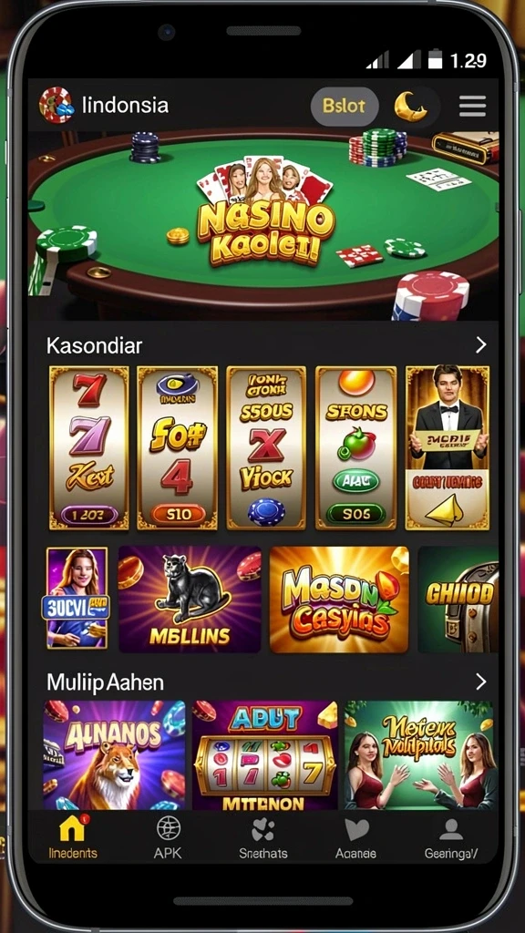 Beragam pilihan game yang selalu diperbarui.