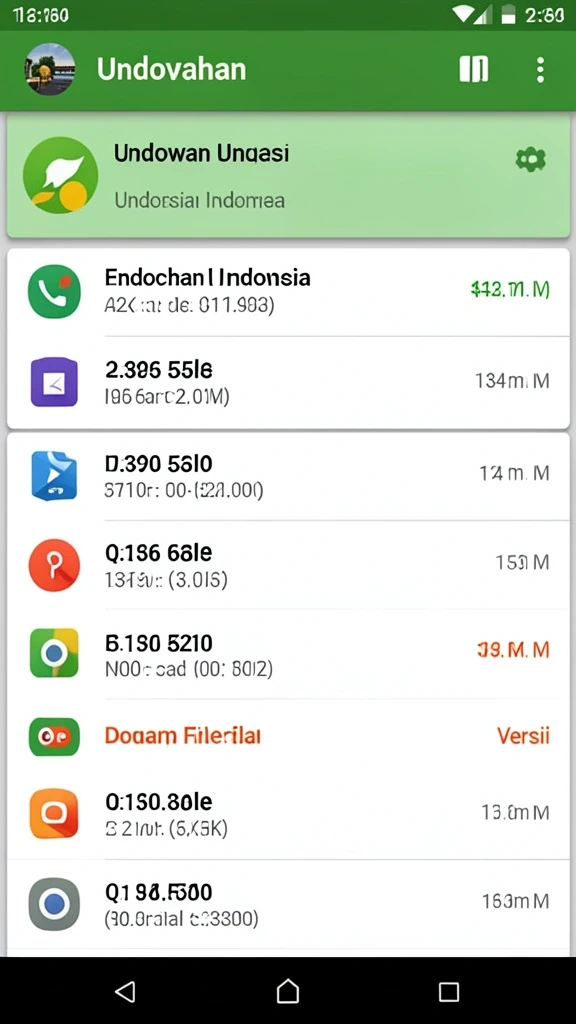 Tampilan menu utama yang menarik dan intuitif.
