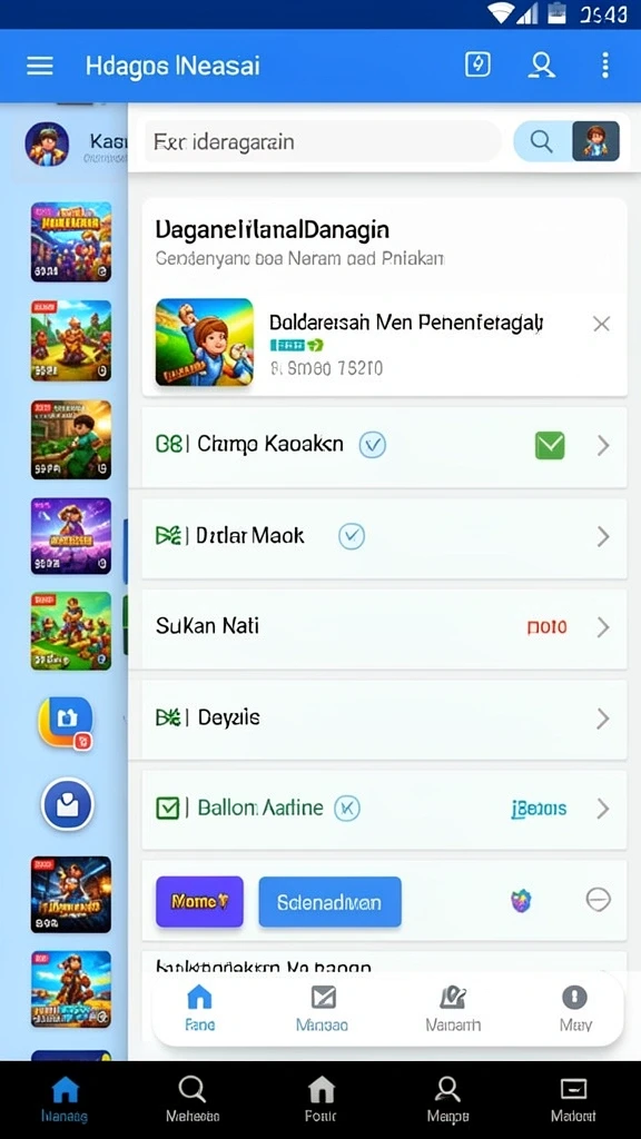 Fitur chat interaktif dengan pemain lain.