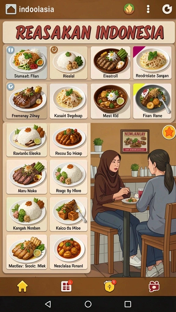Tampilan antarmuka yang menarik dan ramah pengguna.