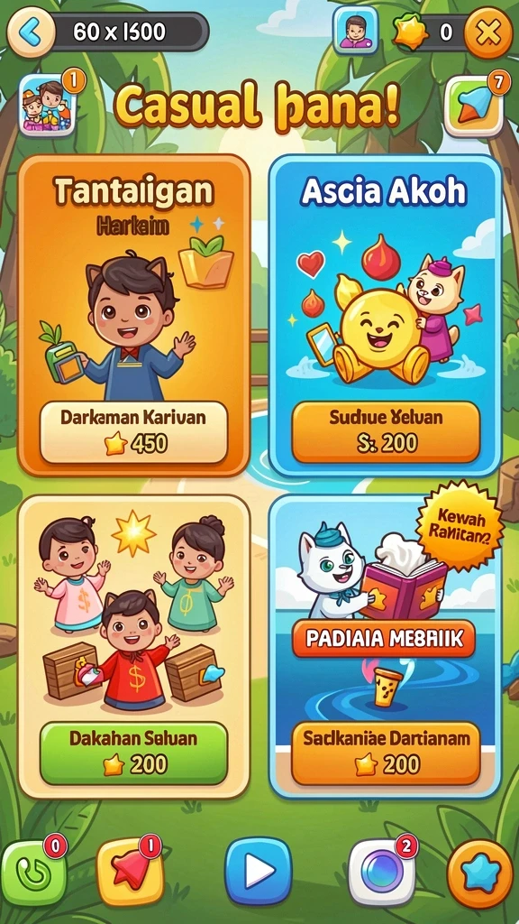 Mode kompetisi yang memungkinkan pemain berlaga secara langsung.