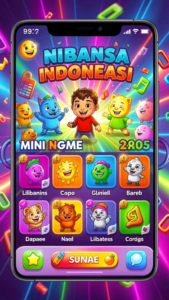 Tampilan antarmuka permainan yang intuitif dan menarik.