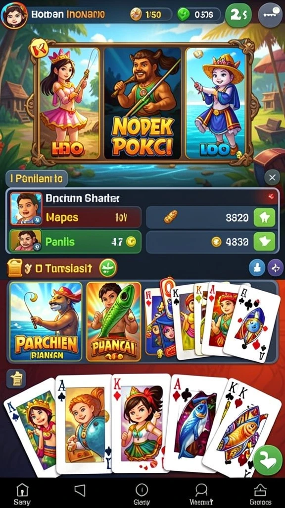 Screenshot tampilan antarmuka pengguna yang menarik.