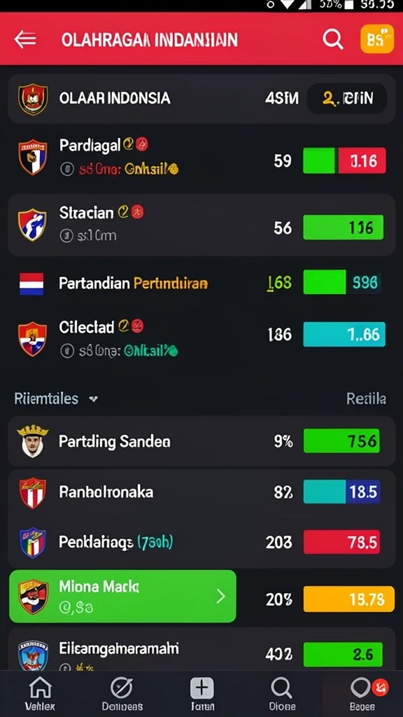 Grafis yang menarik dan penuh warna.