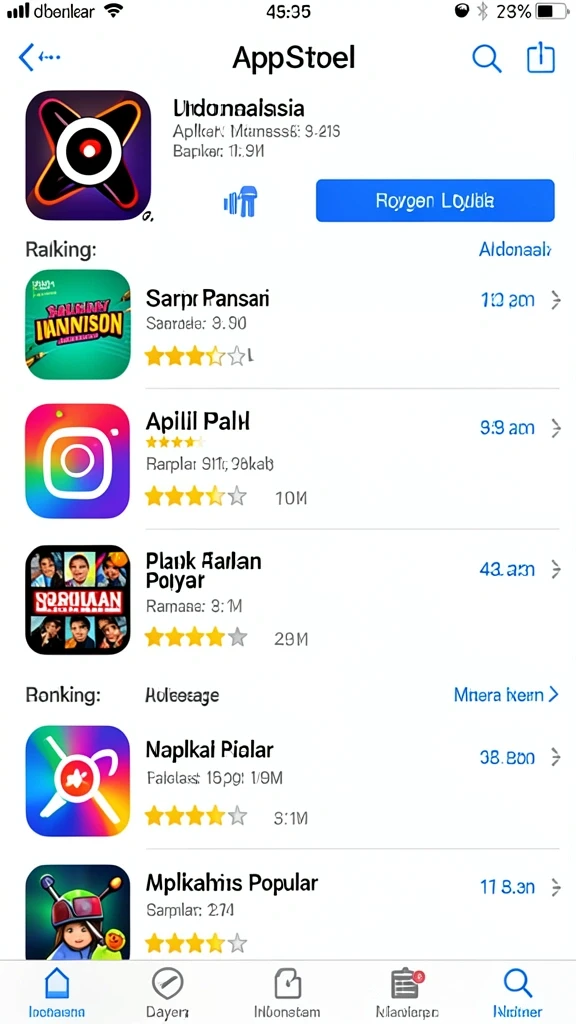Tangkapan layar menunjukkan tantangan seru di level baru.