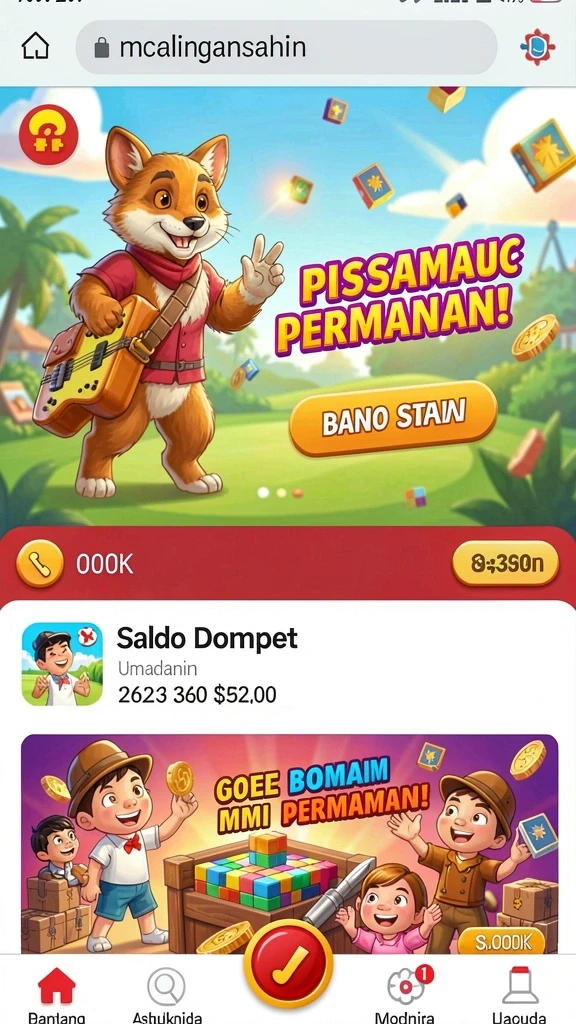 Fitur leaderboard untuk tantangan antar pemain.