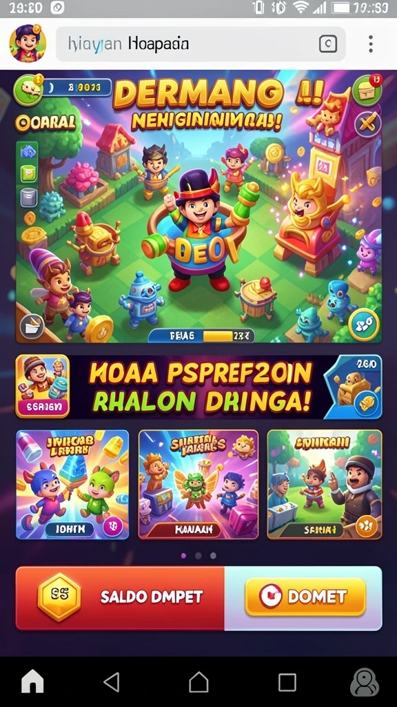 Sistem reward yang memotivasi pemain untuk terus bermain.