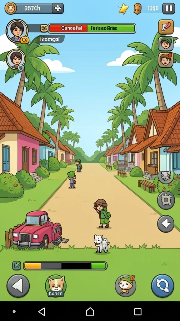 Karakter unik dan beragam untuk dipilih.
