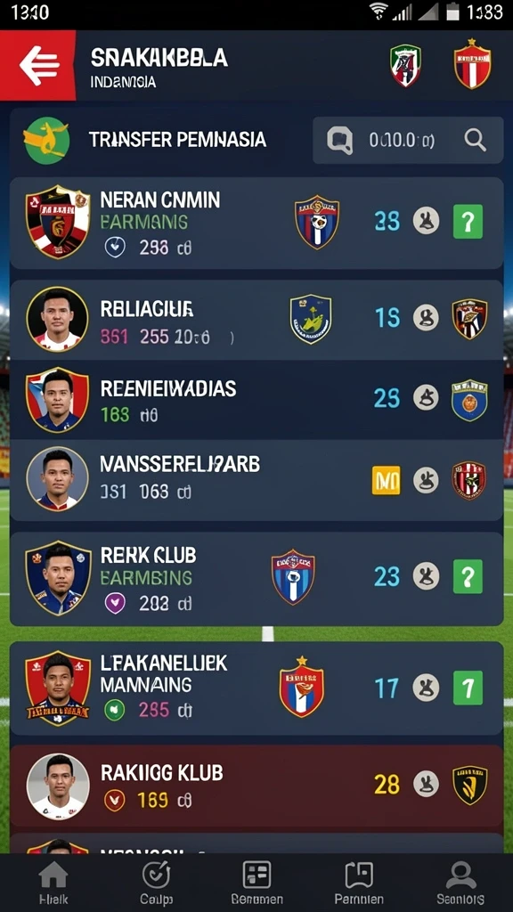Tampilan antarmuka yang intuitif dan menarik.