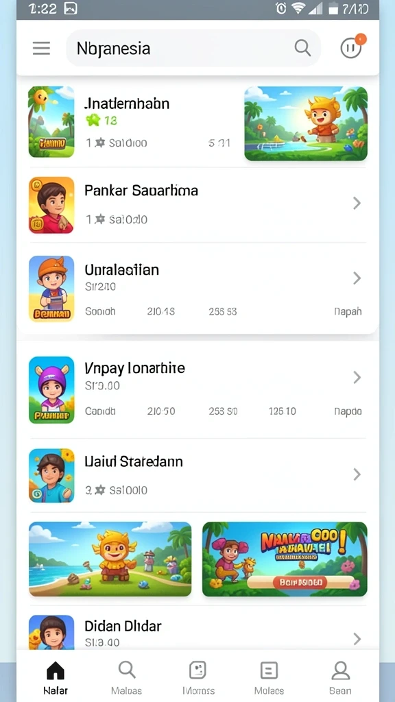 Mode permainan kompetitif yang menantang.