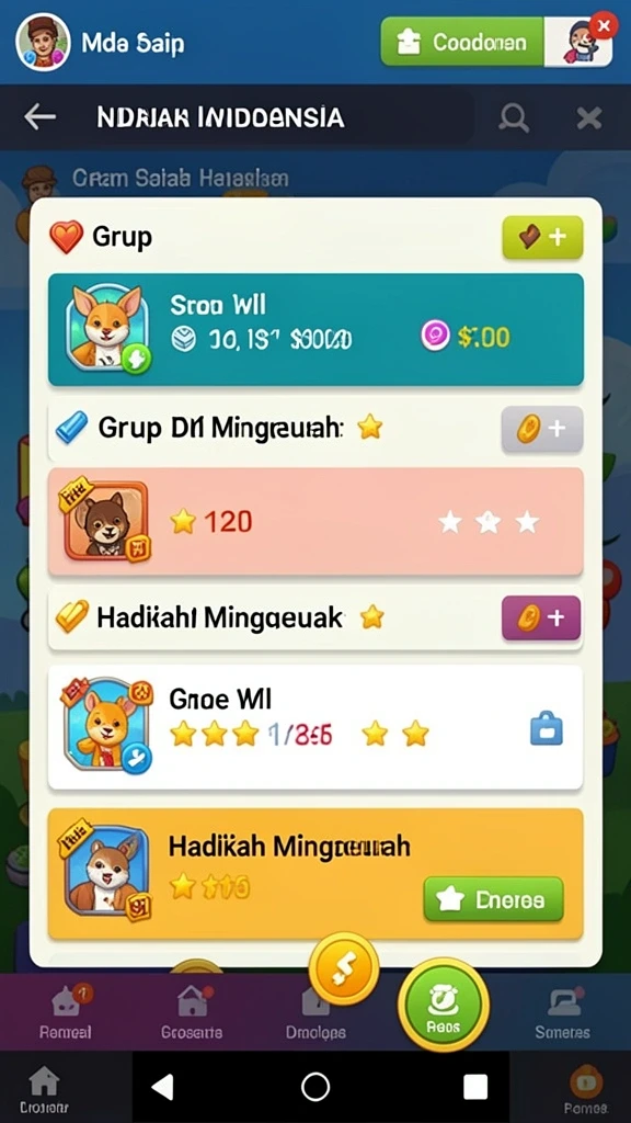 Tampilan grafis memukau dari dunia 3D.