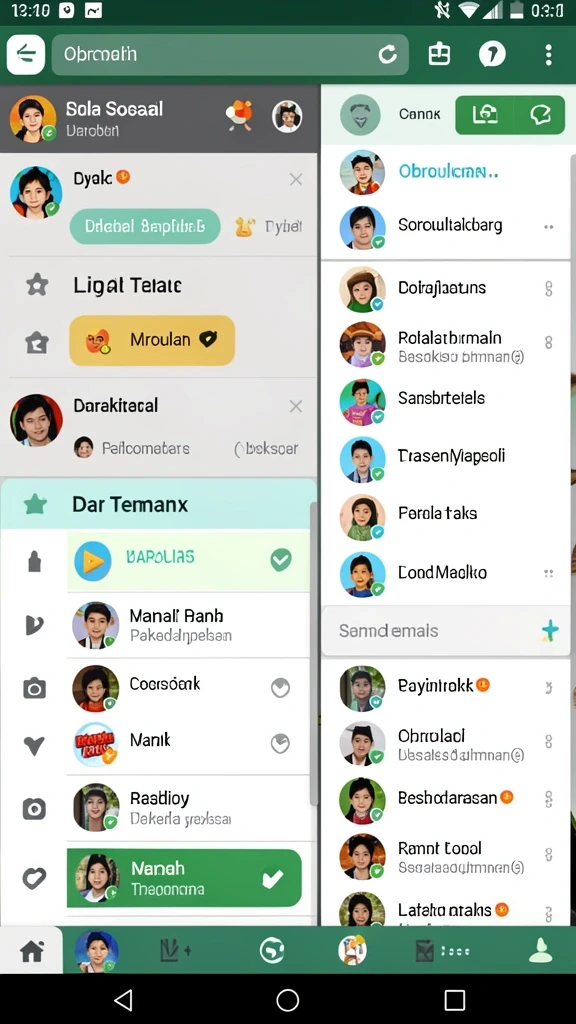 Berbagai mode permainan menarik yang menantang.