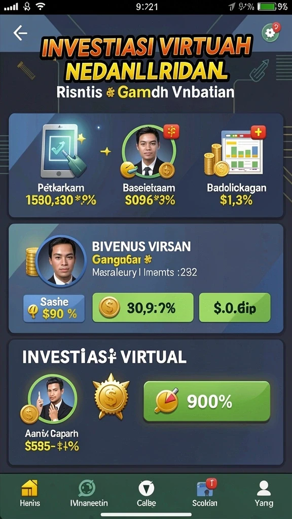 Tampilan awal yang menarik dan mudah digunakan.