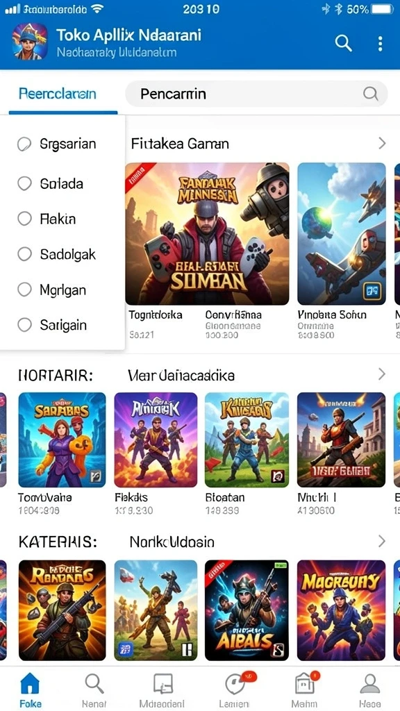 Fitur multiplayer untuk bermain bersama teman.
