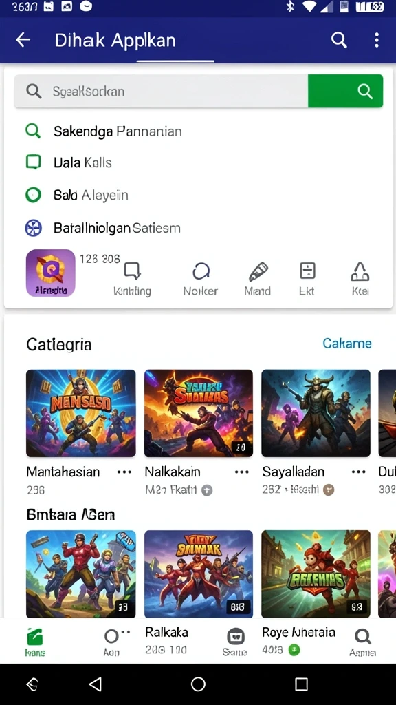 Tampilan antarmuka awal yang memukau dan intuitif.