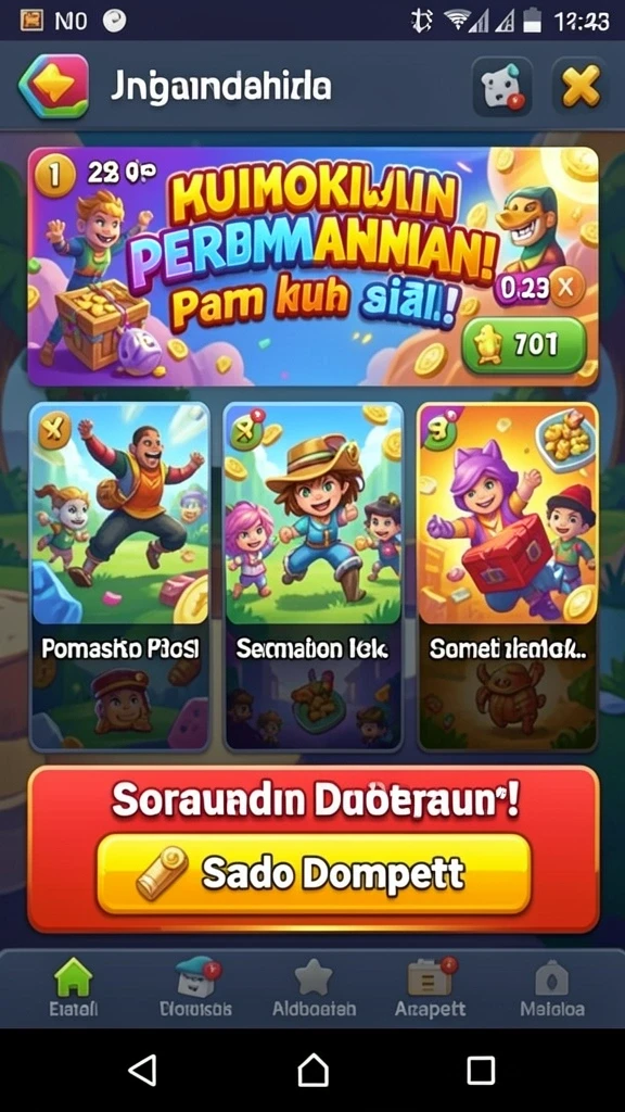 Beragam permainan menarik dari kasino hingga olahraga.