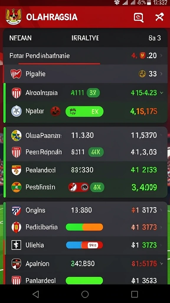 Tampilan utama aplikasi WIN777 yang menarik dan intuitif.