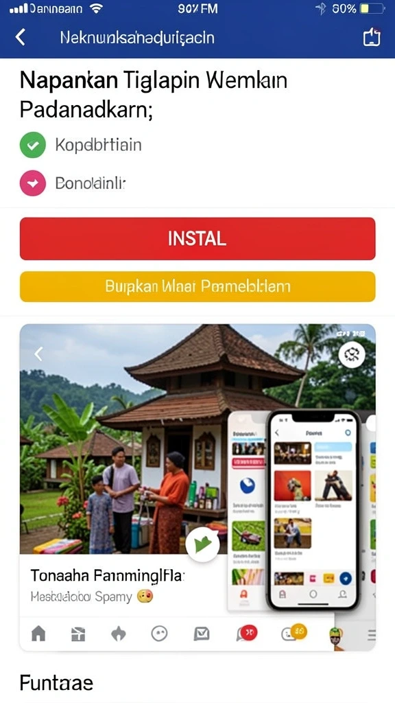 Tampilan antarmuka yang intuitif dan menarik.